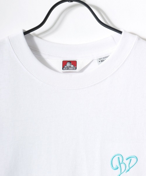 BEN DAVIS(ベンデイビス)の「BEN DAVIS/ベンデイビス SCRIPT HEART TEE/オーバーサイズ ストリート ハート バックプリント ロゴ ワンポイント刺繍 半袖Tシャツ/レディース メンズ(Tシャツ/カットソー・メンズ・ネイビー/ブラック/ホワイト・M/L/XL)」の16枚目の写真