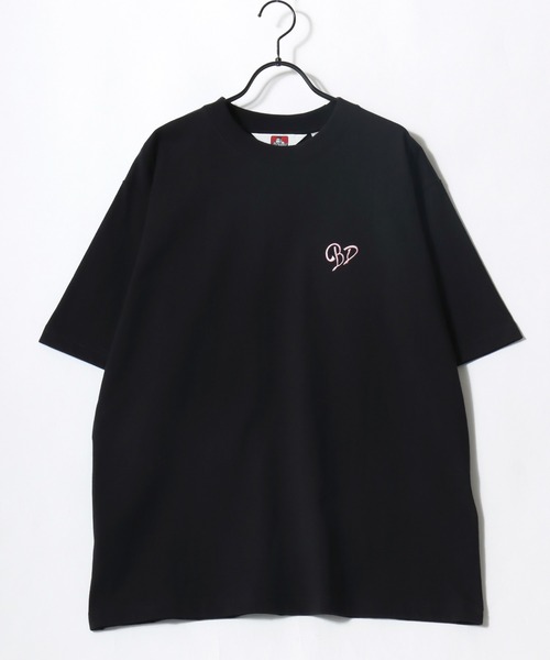 BEN DAVIS(ベンデイビス)の「BEN DAVIS/ベンデイビス SCRIPT HEART TEE/オーバーサイズ ストリート ハート バックプリント ロゴ ワンポイント刺繍 半袖Tシャツ/レディース メンズ(Tシャツ/カットソー・メンズ・ネイビー/ブラック/ホワイト・M/L/XL)」の20枚目の写真