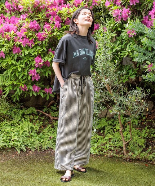 studio CLIP(スタディオクリップ)の「ラウンドテールロゴTシャツ(Tシャツ/カットソー・レディース・ホワイト/チャコールグレー/杢グレー・FREE)」の16枚目の写真