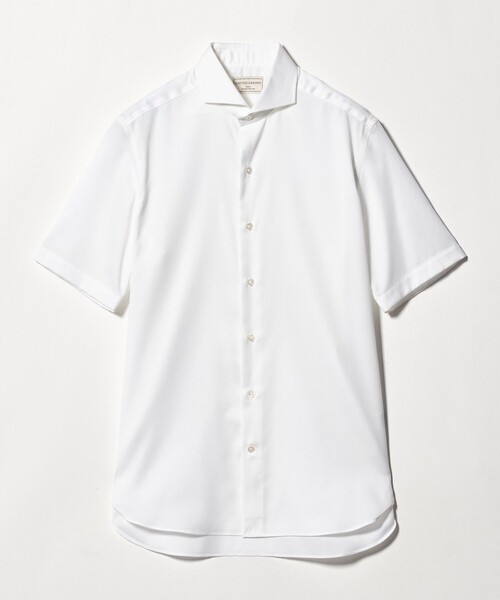 UNITED ARROWS(ユナイテッドアローズ)の「イージーケア AG パナマ ショートスリーブ カッタウェイカラーシャツ 抗菌防臭 通気性(シャツ/ブラウス・メンズ・ホワイト/ライトピンク・M/S/XL/L)」の10枚目の写真