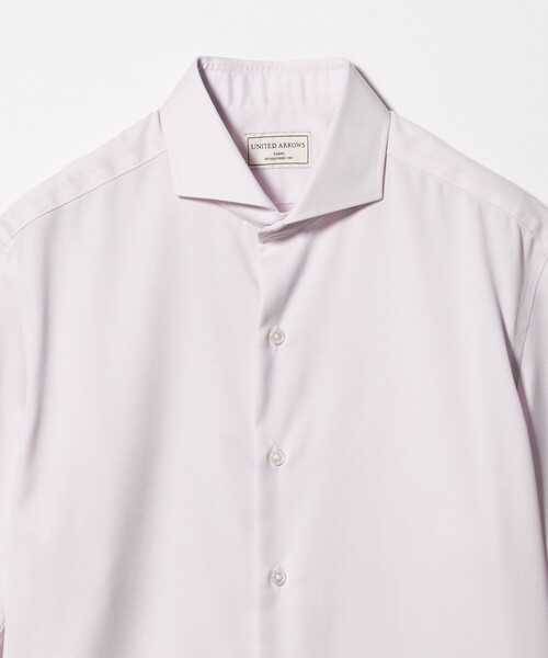 UNITED ARROWS(ユナイテッドアローズ)の「イージーケア AG パナマ ショートスリーブ カッタウェイカラーシャツ 抗菌防臭 通気性(シャツ/ブラウス・メンズ・ホワイト/ライトピンク・M/S/XL/L)」の15枚目の写真
