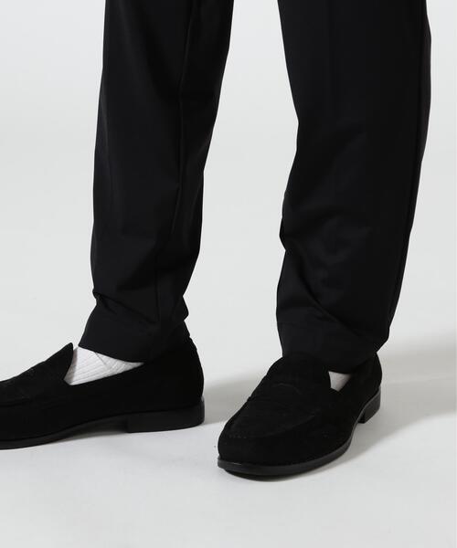 piuoro（ピウオッロ）の「PIUORO（ピウオロ） NYLON TRICOT TUCK JOGGER PANTS / ナイロントリコット タック ジョガーパンツ（その他パンツ・メンズ・グレー系その他3/ブラック/チャコールグレー・5/2/4/3）」の11枚目の写真