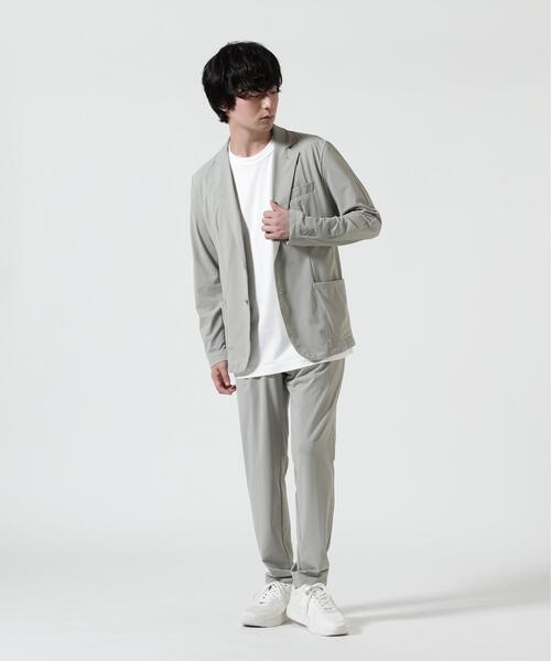 piuoro（ピウオッロ）の「PIUORO（ピウオロ） NYLON TRICOT TUCK JOGGER PANTS / ナイロントリコット タック ジョガーパンツ（その他パンツ・メンズ・グレー系その他3/ブラック/チャコールグレー・5/2/4/3）」の19枚目の写真