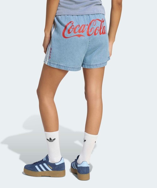 adidas(アディダス)の「デニム ショーツ / ハーフパンツ / アディダスオリジナルス adidas Originals(デニムパンツ・レディース・ブルー・XX-LARGE/3XL/LARGE/MEDIUM/X-LARGE/SMALL/X-SMALL)」の2枚目の写真