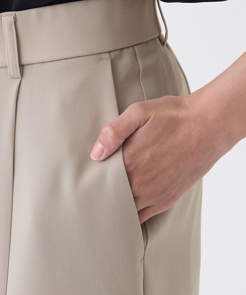 TRANS WORK(トランスワーク)の「【L】【ウォッシャブル】強撚バラシャパンツ(その他パンツ・レディース・ブラック/グレー系その他2・44/46)」の8枚目の写真
