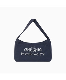 VINTAGE COTTON LOGO MAIL BAG, NAVY