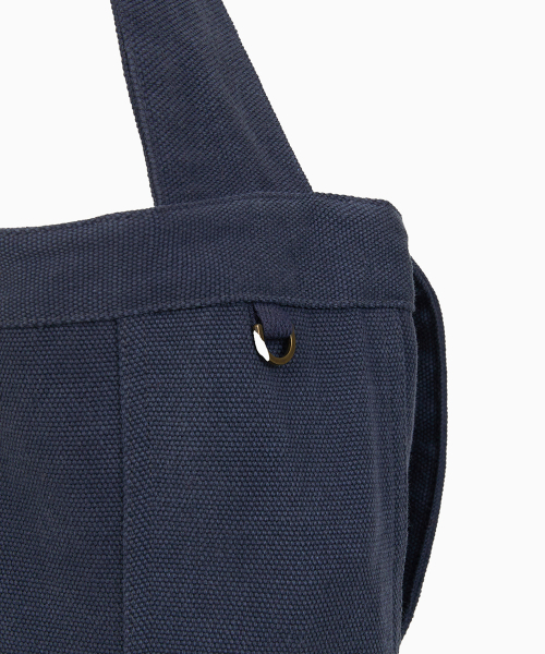 OHESHIO（オヘシオ）の「VINTAGE COTTON LOGO MAIL BAG, NAVY（メッセンジャーバッグ・レディース・その他・FREE）」の12枚目の写真