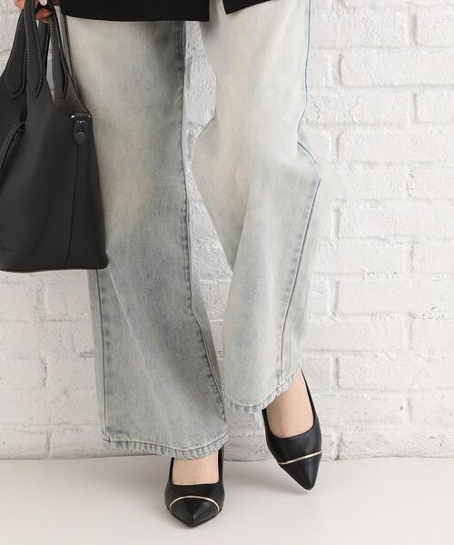 ESPERANZA(エスペランサ)の「ジュエルブロックヒールパンプス(パンプス・レディース・ブラック/アイボリー/ベージュ系2・23.5cm/24.5cm/23.0cm/22.5cm/24.0cm)」の8枚目の写真