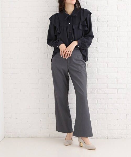 ESPERANZA(エスペランサ)の「ジュエルブロックヒールパンプス(パンプス・レディース・ブラック/アイボリー/ベージュ系2・23.5cm/24.5cm/23.0cm/22.5cm/24.0cm)」の12枚目の写真