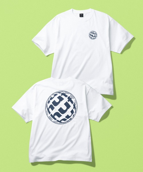 HUF(ハフ)の「WIDE ANGLE TEE(Tシャツ/カットソー・メンズ・ブラック/ホワイト・L/S/XL/M/XXL)」の2枚目の写真