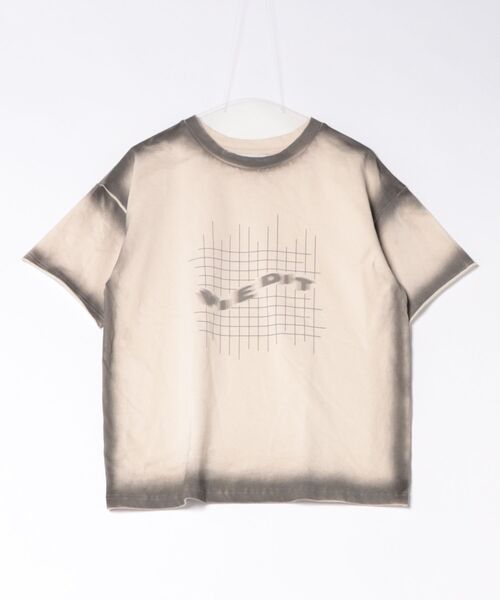 VI E DIT(ヴィエディット)の「VIEDIT/ヴィエディット/グラフィックT-Shirts(Tシャツ/カットソー・レディース・ネイビー/アイボリー・1/2)」の2枚目の写真