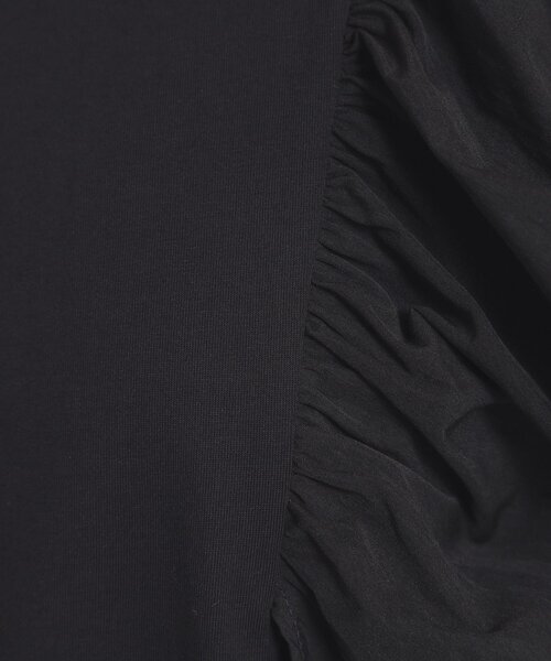 ITS'DEMO(イッツデモ)の「【冷感/速乾】袖フリルトップス(Tシャツ/カットソー・レディース・ブラック/オフホワイト/サックスブルー/ピンク・00)」の12枚目の写真