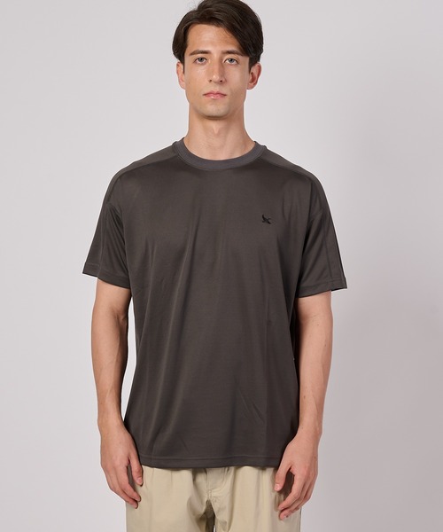 Eddie Bauer(エディーバウアー)の「クールマックス メッシュTシャツ(Tシャツ/カットソー・メンズ・カーキ/ホワイト/ライトブラック・M/XL/L/XXL)」の10枚目の写真
