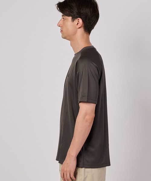 Eddie Bauer(エディーバウアー)の「クールマックス メッシュTシャツ(Tシャツ/カットソー・メンズ・カーキ/ホワイト/ライトブラック・M/XL/L/XXL)」の11枚目の写真
