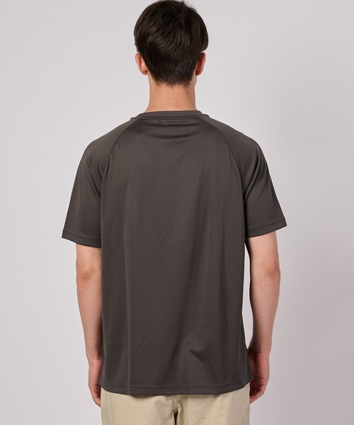 Eddie Bauer(エディーバウアー)の「クールマックス メッシュTシャツ(Tシャツ/カットソー・メンズ・カーキ/ホワイト/ライトブラック・M/XL/L/XXL)」の12枚目の写真