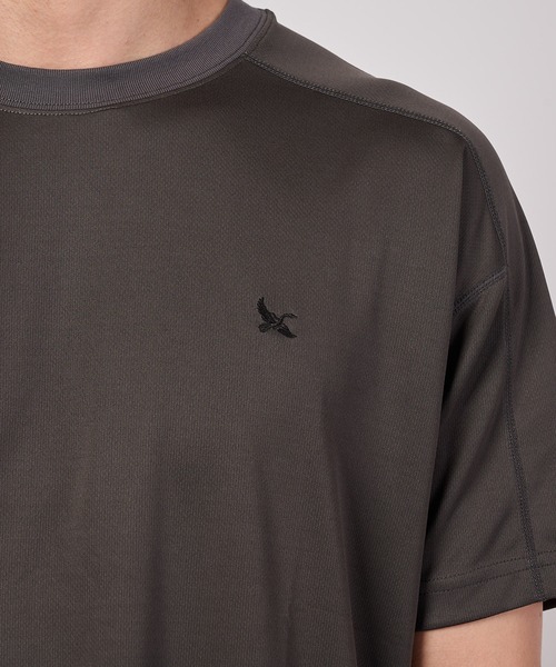 Eddie Bauer(エディーバウアー)の「クールマックス メッシュTシャツ(Tシャツ/カットソー・メンズ・カーキ/ホワイト/ライトブラック・M/XL/L/XXL)」の14枚目の写真