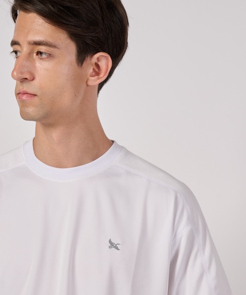 Eddie Bauer(エディーバウアー)の「クールマックス メッシュTシャツ(Tシャツ/カットソー・メンズ・カーキ/ホワイト/ライトブラック・M/XL/L/XXL)」の5枚目の写真