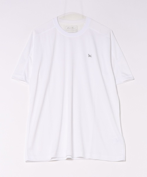 Eddie Bauer(エディーバウアー)の「クールマックス メッシュTシャツ(Tシャツ/カットソー・メンズ・カーキ/ホワイト/ライトブラック・M/XL/L/XXL)」の16枚目の写真