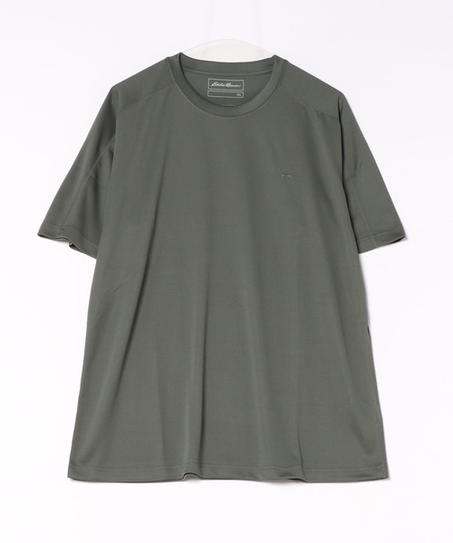 Eddie Bauer(エディーバウアー)の「クールマックス メッシュTシャツ(Tシャツ/カットソー・メンズ・カーキ/ホワイト/ライトブラック・M/XL/L/XXL)」の18枚目の写真