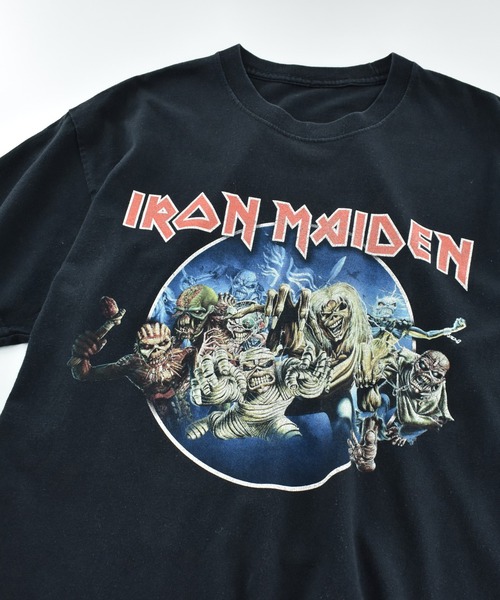 VINTAGE(ヴィンテージ)の「【USED】Y2K Iron Maiden バンド Tシャツ(Tシャツ/カットソー・メンズ・ブラック・LARGE)」の2枚目の写真