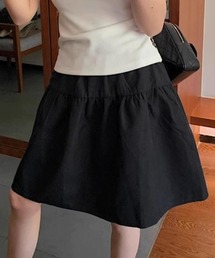 ふわっと揺れて、軽やかに可愛く。ティアードミニスカート