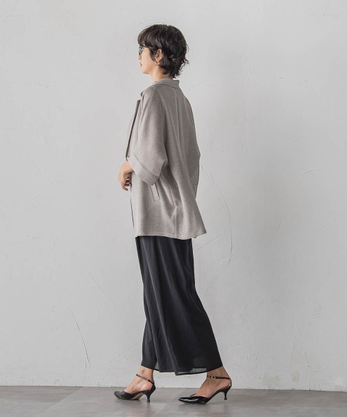 la.f…(ラエフ)の「【SETUP対応】リネンライクシアーボイルワイドパンツ(その他パンツ・レディース・ブルー/ブラック/ブラウン・9号/7号)」の7枚目の写真