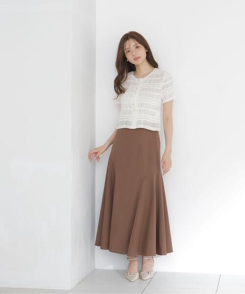 PROPORTION BODY DRESSING(プロポーションボディドレッシング)の「アシメ切替スカート / 1216220702(スカート・レディース・ブラック/グリーン/ブラウン・MEDIUM/P/S)」の10枚目の写真