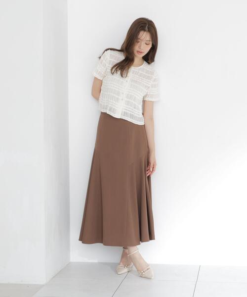 PROPORTION BODY DRESSING(プロポーションボディドレッシング)の「アシメ切替スカート / 1216220702(スカート・レディース・ブラック/グリーン/ブラウン・MEDIUM/P/S)」の11枚目の写真