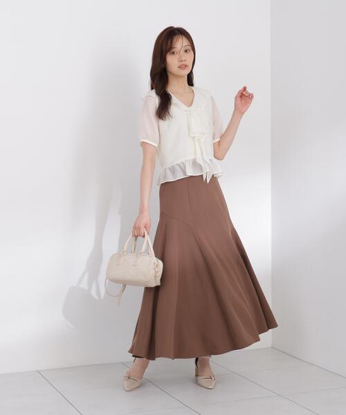 PROPORTION BODY DRESSING(プロポーションボディドレッシング)の「アシメ切替スカート / 1216220702(スカート・レディース・ブラック/グリーン/ブラウン・MEDIUM/P/S)」の12枚目の写真