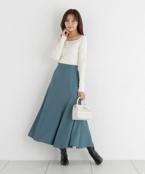 PROPORTION BODY DRESSING(プロポーションボディドレッシング)の「アシメ切替スカート / 1216220702(スカート・レディース・ブラック/グリーン/ブラウン・MEDIUM/P/S)」の16枚目の写真