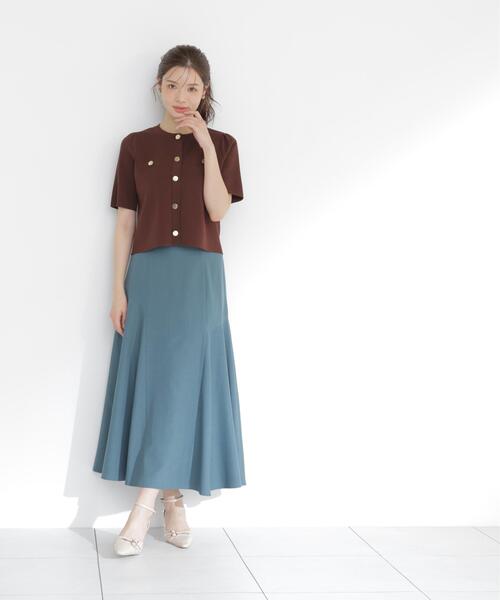 PROPORTION BODY DRESSING(プロポーションボディドレッシング)の「アシメ切替スカート / 1216220702(スカート・レディース・ブラック/グリーン/ブラウン・MEDIUM/P/S)」の18枚目の写真