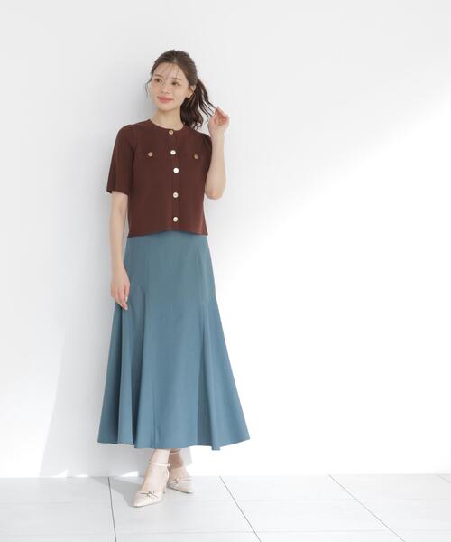 PROPORTION BODY DRESSING(プロポーションボディドレッシング)の「アシメ切替スカート / 1216220702(スカート・レディース・ブラック/グリーン/ブラウン・MEDIUM/P/S)」の19枚目の写真