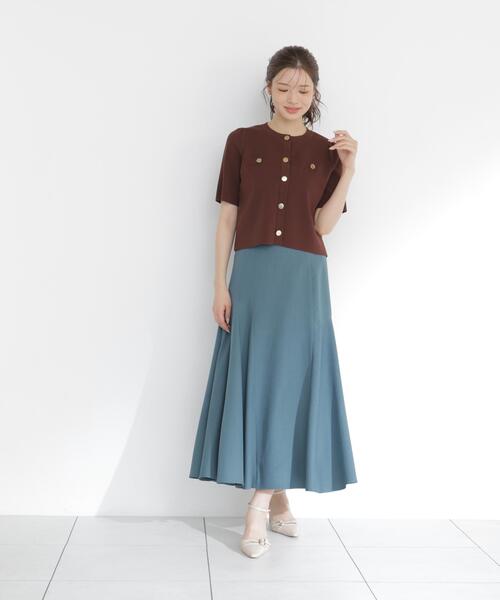 PROPORTION BODY DRESSING(プロポーションボディドレッシング)の「アシメ切替スカート / 1216220702(スカート・レディース・ブラック/グリーン/ブラウン・MEDIUM/P/S)」の20枚目の写真