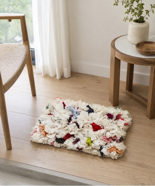 リサイクルファブリック・35×50cm】《yao》 - India Bushy Rug M