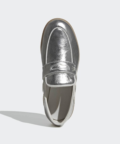 adidas（アディダス）の「ハンドボール スペツィアル ローファー / HANDBALL SPEZIAL LOAFER / アディダスオリジナルス adidas Originals（ローファー・レディース・シルバー・26.5cm/22.0cm/27.5cm/27.0cm/24.5cm/24.0cm/23.5cm/23.0cm/22.5cm/29.0cm/28.5cm/28.0cm/26.0cm/25.5cm/25.0cm）」の2枚目の写真