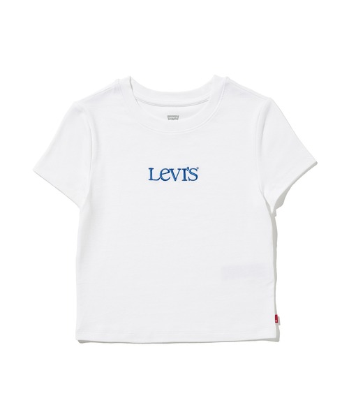Levi's(リーバイス)の「Levi's/リーバイス グラフィック エッセンシャル ベビーTシャツ(Tシャツ/カットソー・レディース・ホワイト・M/S/XS)」の4枚目の写真