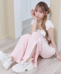 Rmine（アールマイン）の「サイドレース ラメ スウェット パンツ（スウェットパンツ）」
