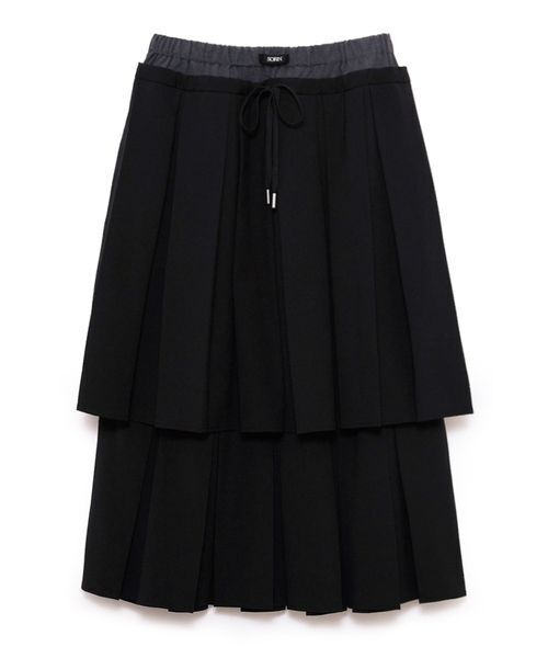 SORIN(ソリン )の「Double Waist Pleats Skirt / ダブルウエストプリーツスカート(スカート・レディース・ブラック/ブラウン/チェック・38)」の19枚目の写真