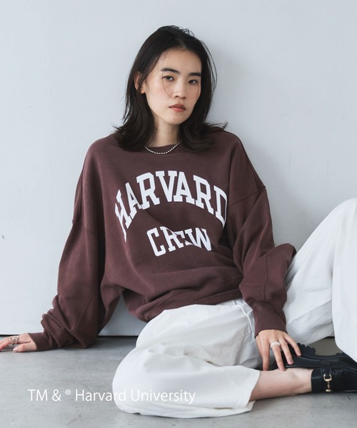 GOOD ROCK SPEED(グッドロックスピード)の「【GOOD ROCK SPEED】HARVARD Sweat(スウェット・レディース・ブラウン・FREE)」の1枚目の写真