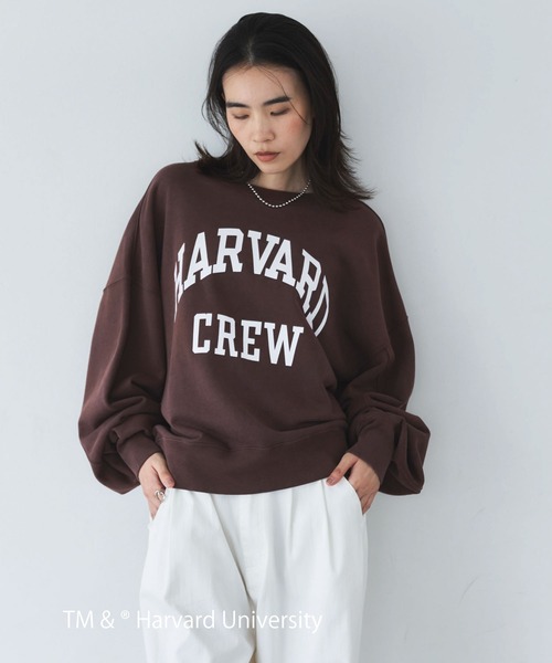 GOOD ROCK SPEED(グッドロックスピード)の「【GOOD ROCK SPEED】HARVARD Sweat(スウェット・レディース・ブラウン・FREE)」の21枚目の写真