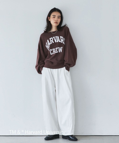 GOOD ROCK SPEED(グッドロックスピード)の「【GOOD ROCK SPEED】HARVARD Sweat(スウェット・レディース・ブラウン・FREE)」の2枚目の写真