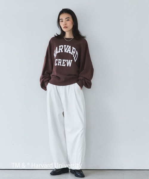 GOOD ROCK SPEED(グッドロックスピード)の「【GOOD ROCK SPEED】HARVARD Sweat(スウェット・レディース・ブラウン・FREE)」の4枚目の写真