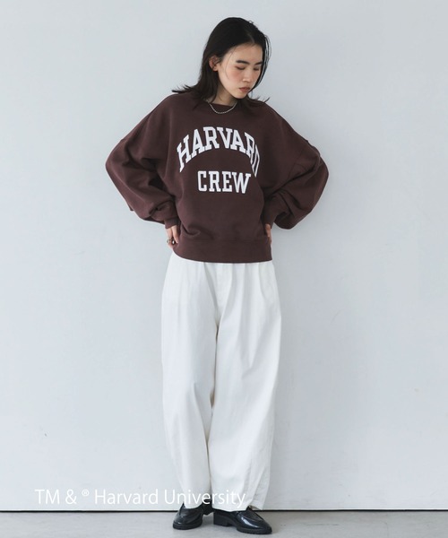 GOOD ROCK SPEED(グッドロックスピード)の「【GOOD ROCK SPEED】HARVARD Sweat(スウェット・レディース・ブラウン・FREE)」の9枚目の写真