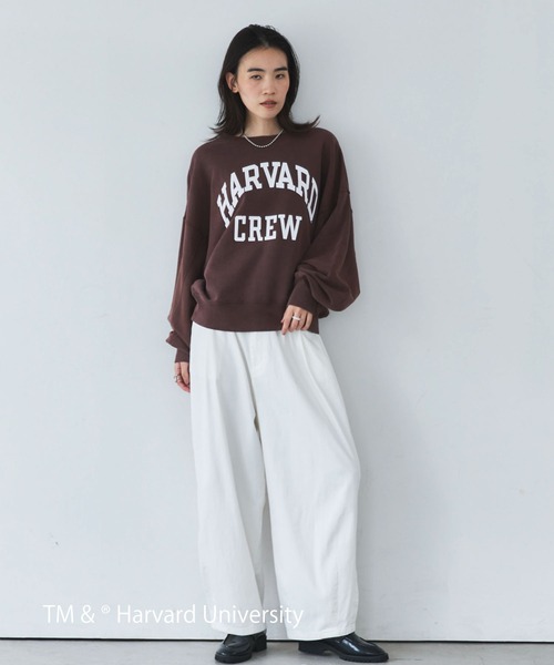 GOOD ROCK SPEED(グッドロックスピード)の「【GOOD ROCK SPEED】HARVARD Sweat(スウェット・レディース・ブラウン・FREE)」の11枚目の写真