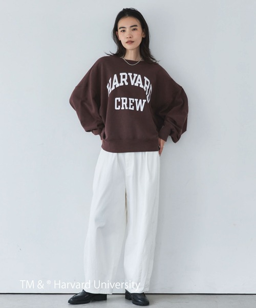 GOOD ROCK SPEED(グッドロックスピード)の「【GOOD ROCK SPEED】HARVARD Sweat(スウェット・レディース・ブラウン・FREE)」の3枚目の写真