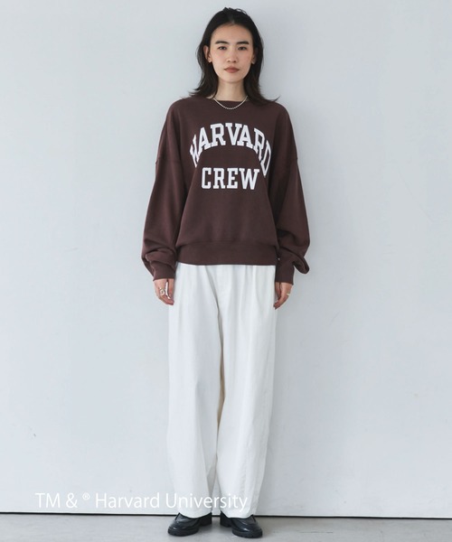 GOOD ROCK SPEED(グッドロックスピード)の「【GOOD ROCK SPEED】HARVARD Sweat(スウェット・レディース・ブラウン・FREE)」の12枚目の写真