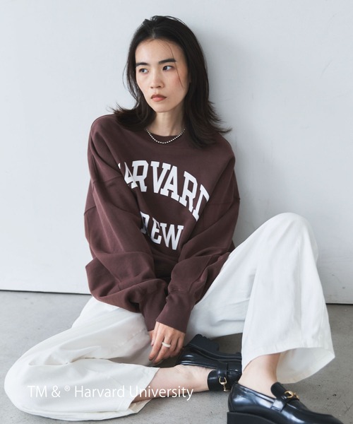 GOOD ROCK SPEED(グッドロックスピード)の「【GOOD ROCK SPEED】HARVARD Sweat(スウェット・レディース・ブラウン・FREE)」の13枚目の写真