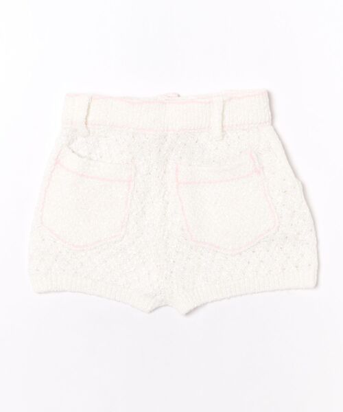 PAMEO POSE(パメオポーズ)の「【RS】【PAMEO POSE】配色ニットショートパンツ(その他パンツ・レディース・ブルー/ブラック/ホワイト・FREE)」の7枚目の写真