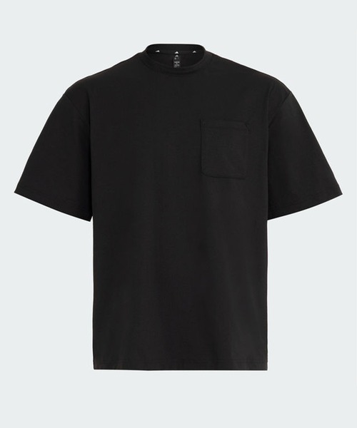 adidas(アディダス)の「クールフィーリング オーバーサイズフィット ポケット 半袖Tシャツ / アディダス adidas(Tシャツ/カットソー・メンズ・ブラック・XX-LARGE/3XL/LARGE/MEDIUM/SMALL/X-LARGE/X-SMALL)」の1枚目の写真
