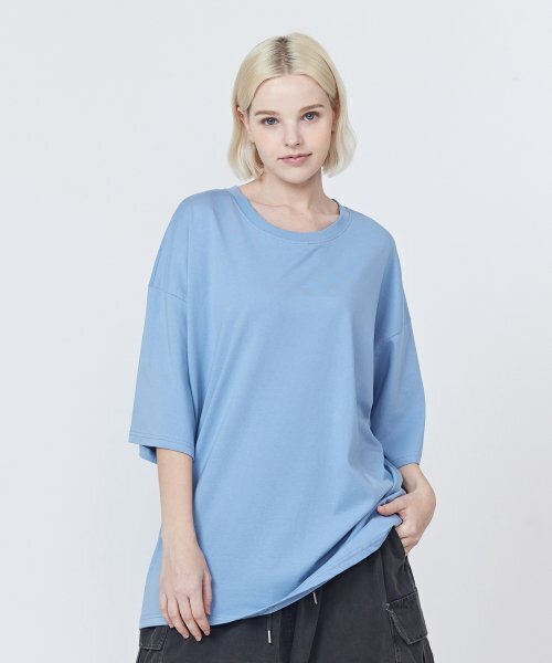 CARGOBROS FOR WOMAN(カーゴブロスフォーウィメン)の「オーガニッククルーネック半袖Tシャツ(ソラ)(Tシャツ/カットソー・レディース・その他・FREE)」の3枚目の写真